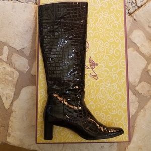 Brighton Torch Black/Croc Boots